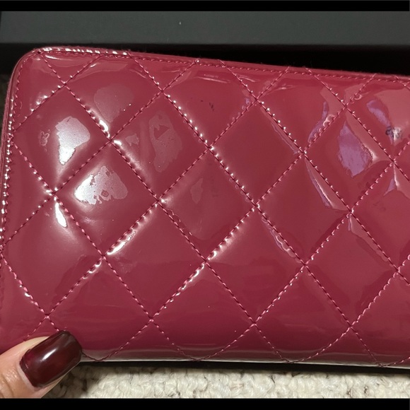 Authentic Chanel patent quilted long wallet with complete inclusion - Picture 5 of 16
